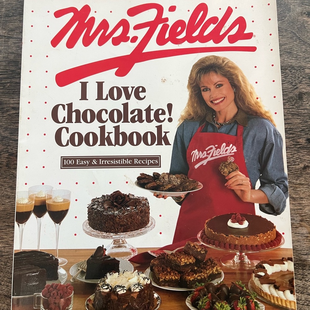 I Love Chocolate! Cookbook MRS. FIELDS Vintage Cookbook